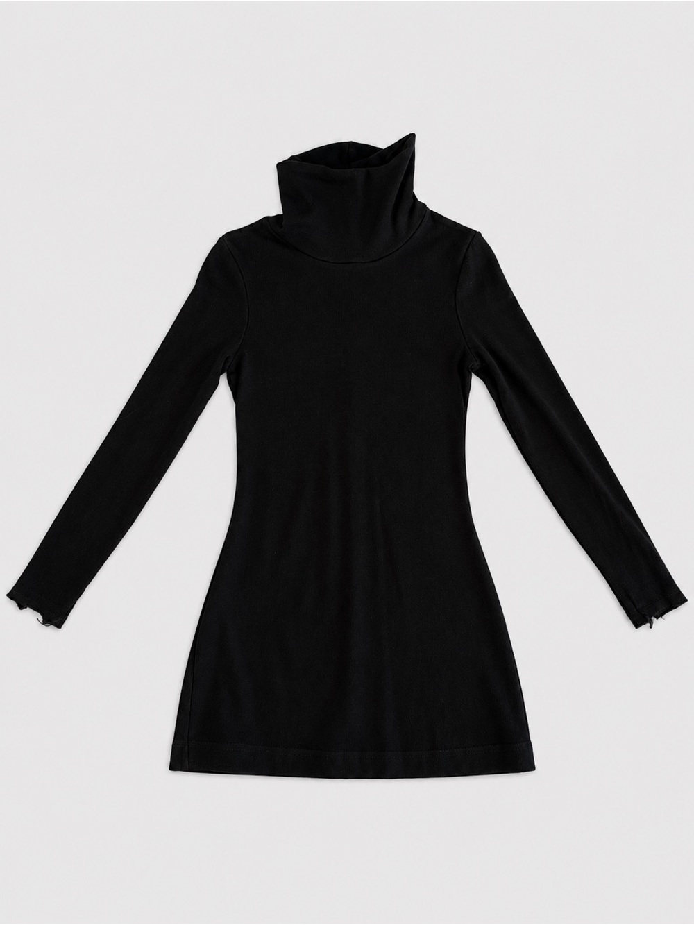 Theory Black Turtleneck Long-Sleeve Shirt